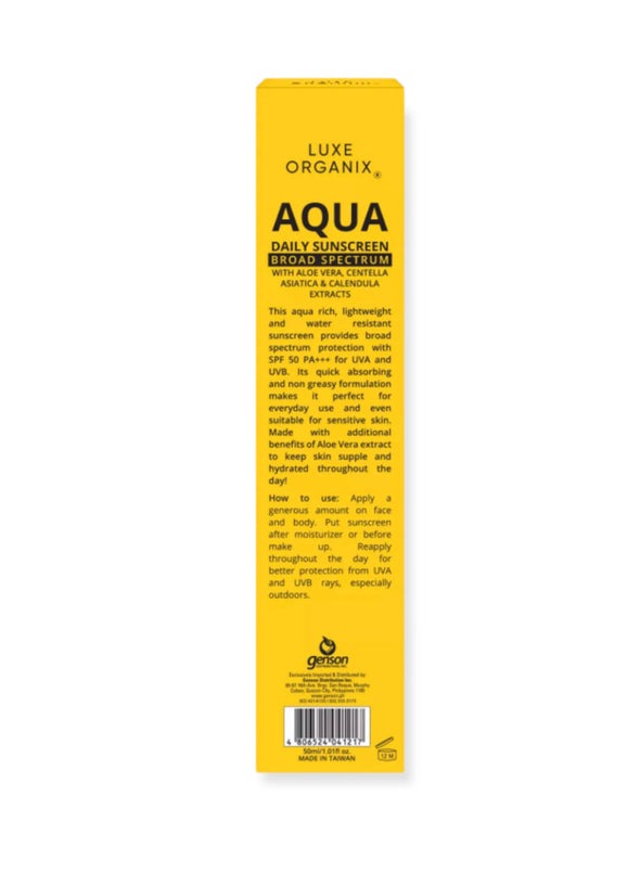 Aqua Daily Sunscreen 2