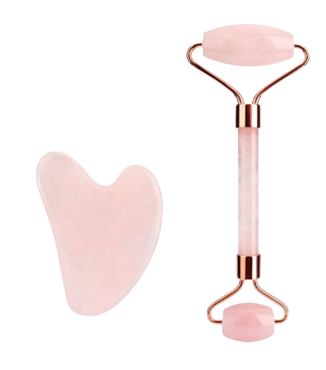 Lift and Firm Skin Fatigue Smooth Skin Gua Sha Jade Roller Set 1