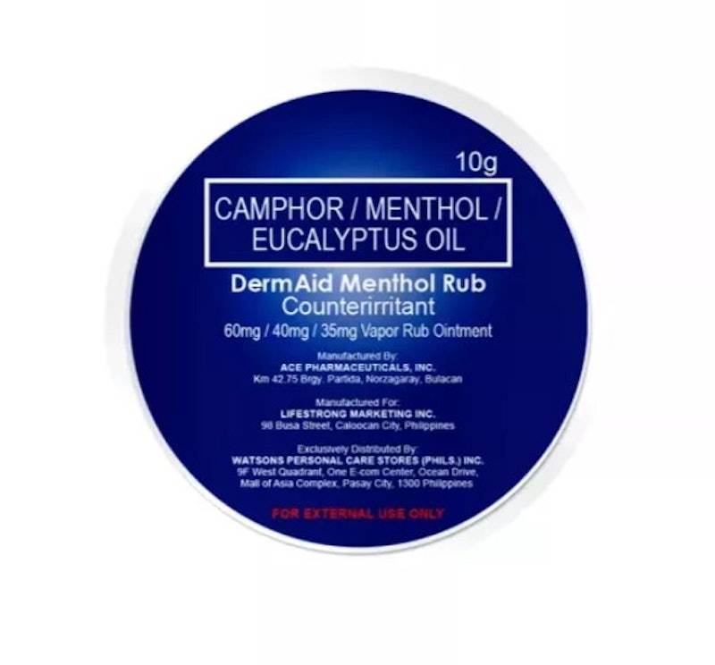Menthol Rub 1