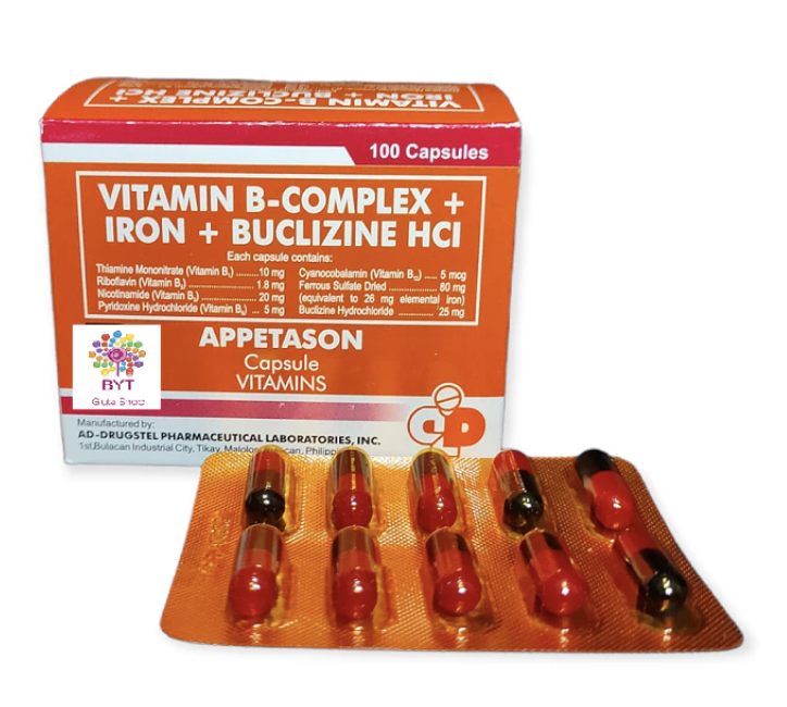 Vitamin B-Complex + Iron + Buclizine 1