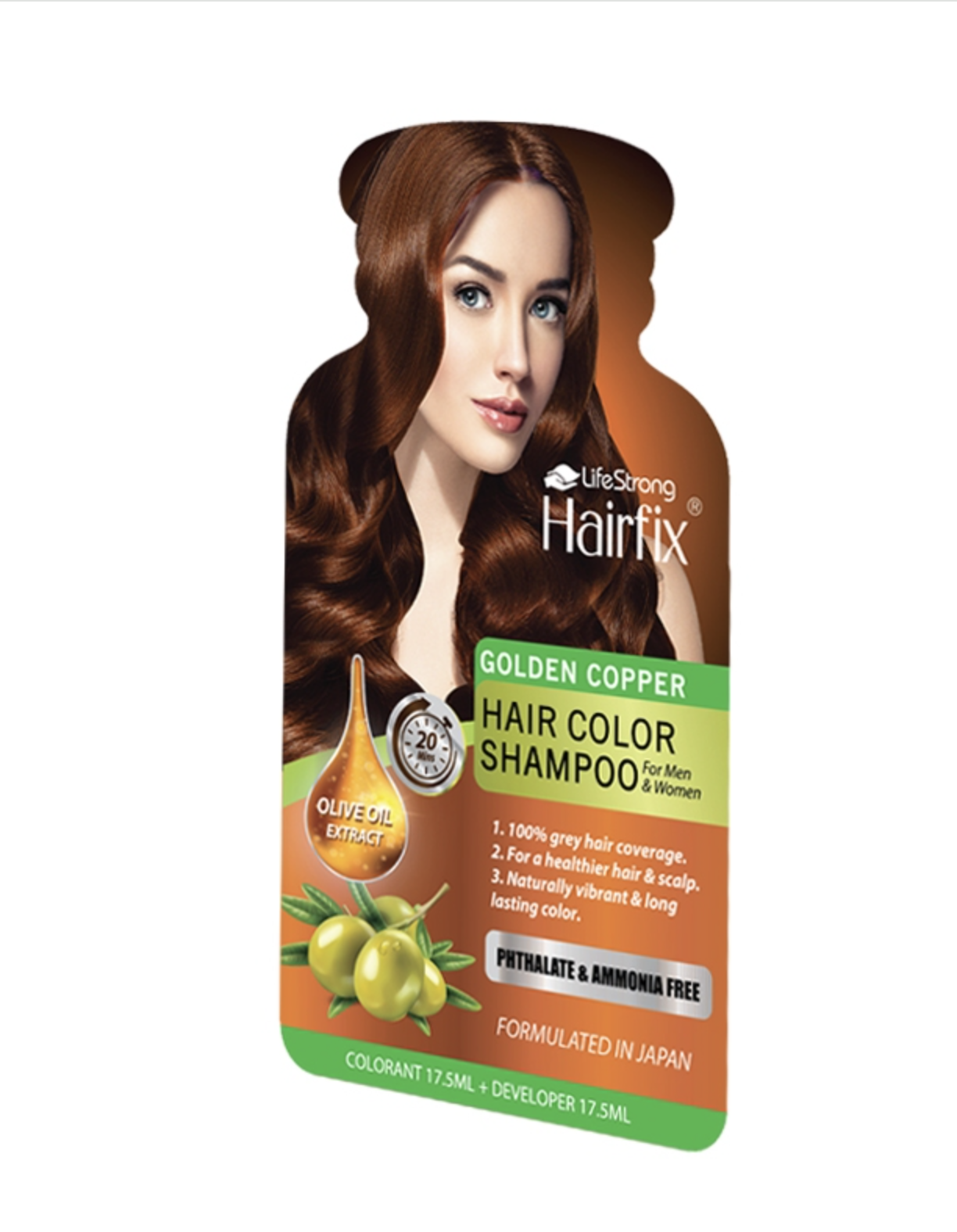 Golden Copper Hair Color Shampoo 3