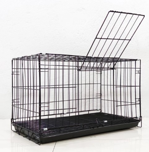 Heavy Duty Collapsible Pet Cage With Tray (Medium-XXXL) 1