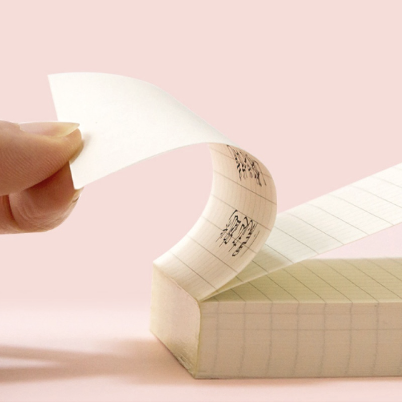 Simple Horizontal Line Grid Blank Memo Pads 7