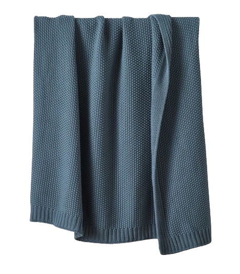 Cotton Knit Throw 1