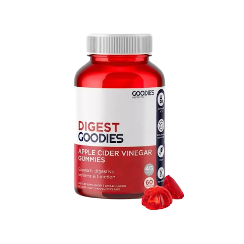 Digest Goodies Apple Cider Vinegar Gummies 1