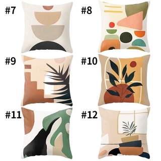 Nordic Floral Printed Throw Pillow Case 5