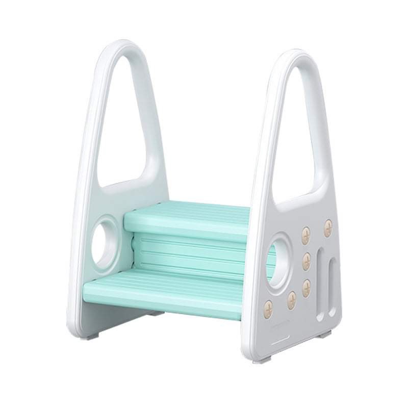 Kids Two Step Stool With Handrail 2