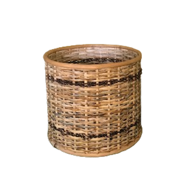 Fiona Rattan Basket Planter 1