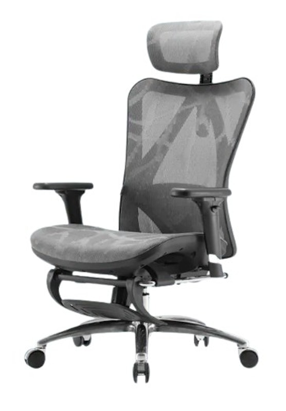 Ergonomic Chair with Built-in Footrest 1