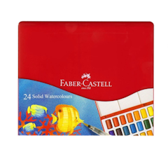 Solid Watercolor 24 Colors