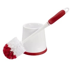Red Bowl Brush Caddy Set