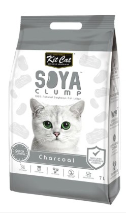 Soya Clump Charcoal Litter 1