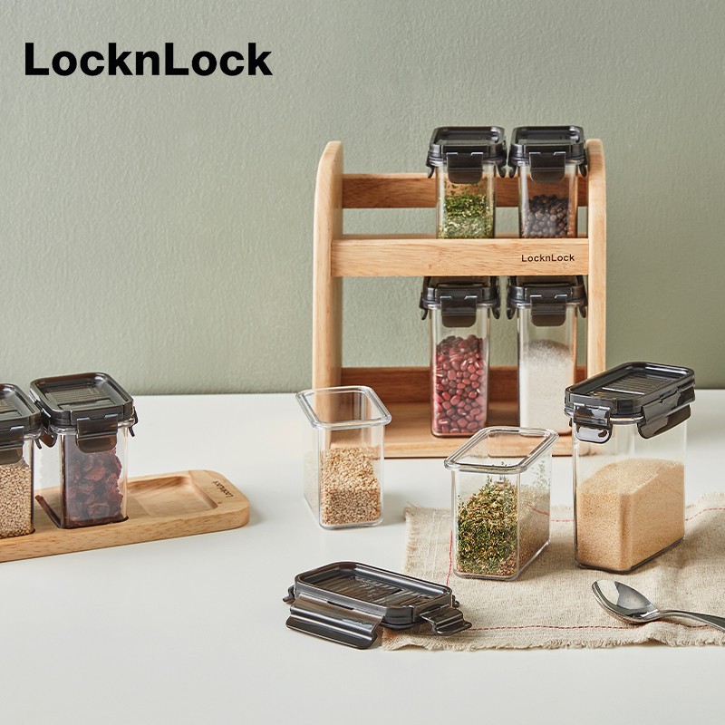 Modular Spice Set With Wooden Rack 5