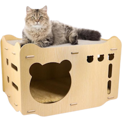 Wooden Cat House
