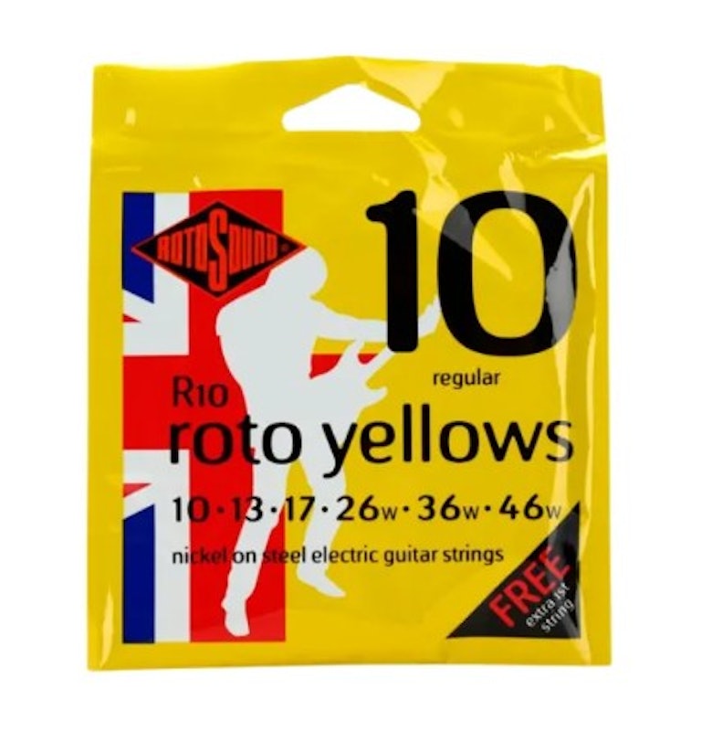 Roto Yellows Electric Guitar Strings 2