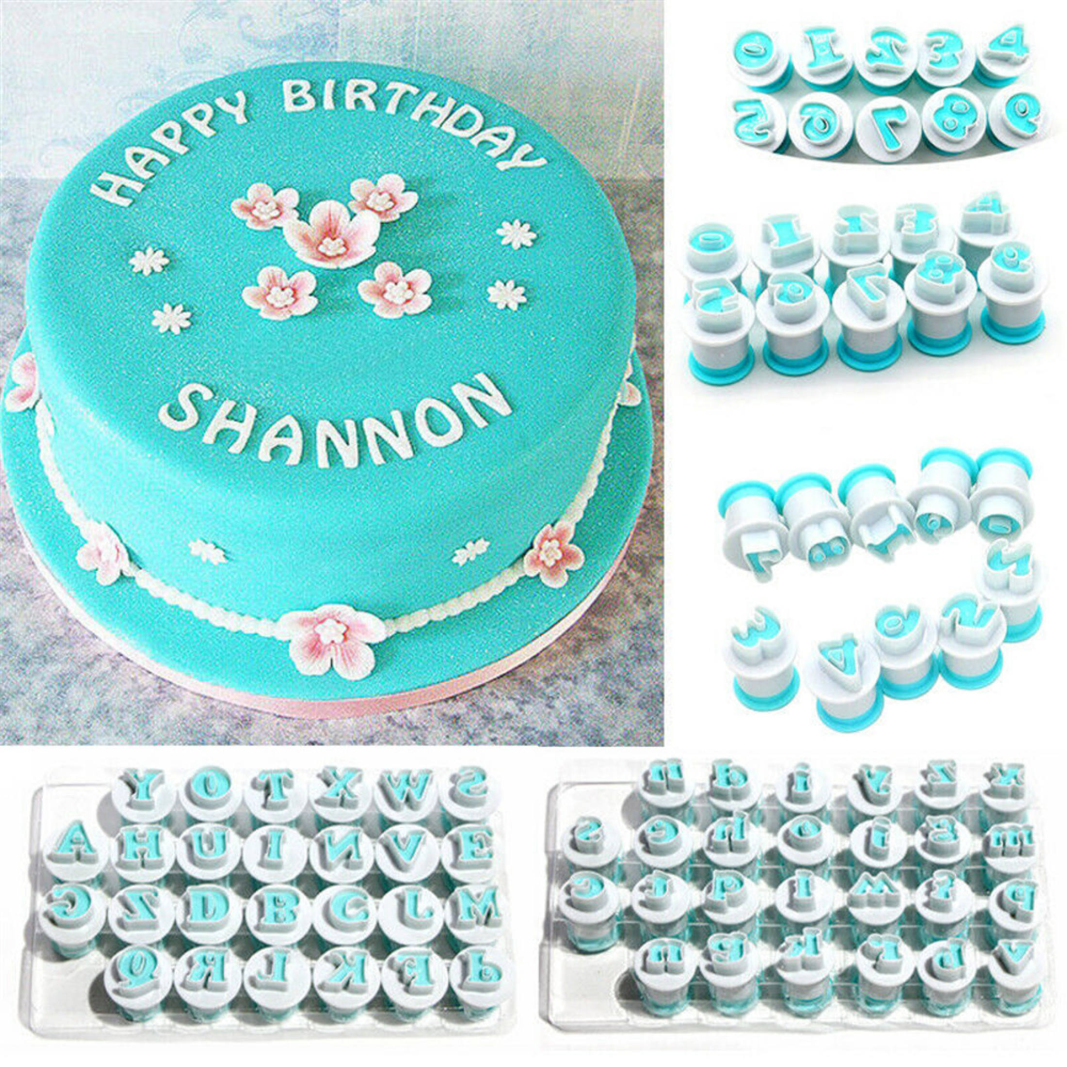 Alphabet Letter Number Fondant Cutter 5