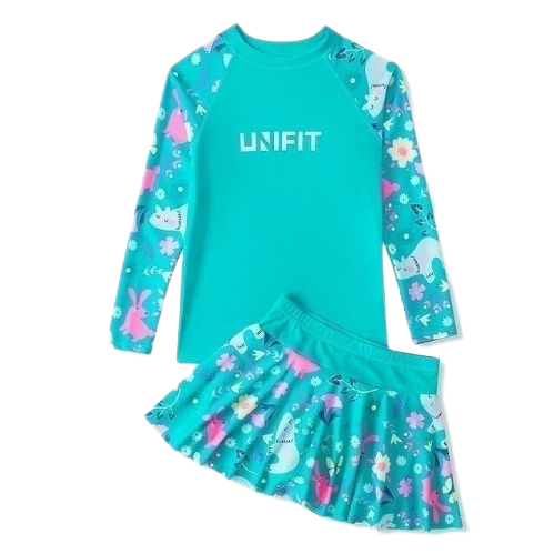 Kids Rush Guard Terno Swimming Attire Girls 3