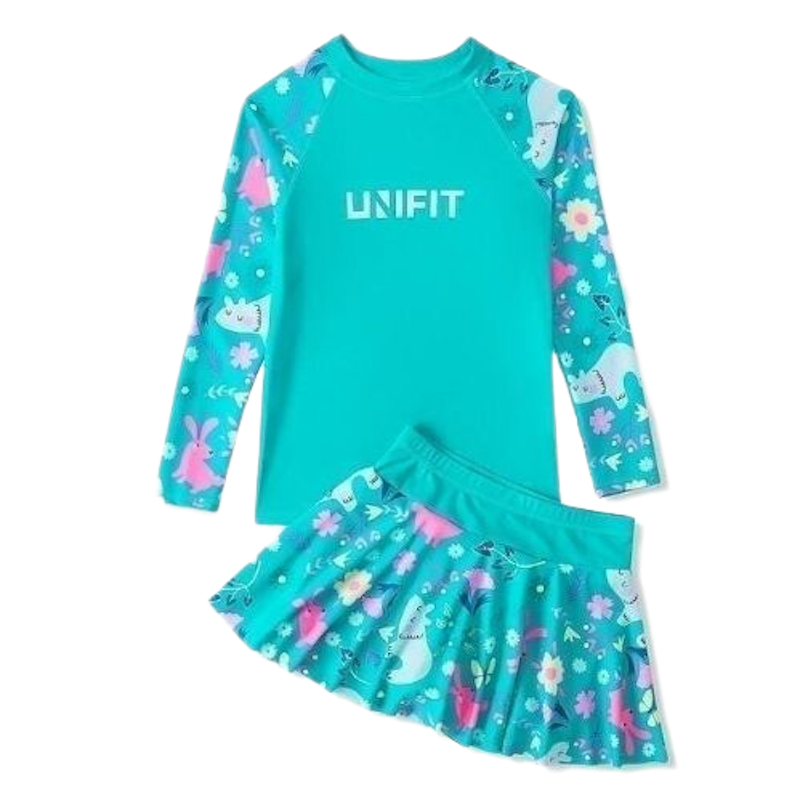 Kids Rush Guard Terno Swimming Attire Girls 3