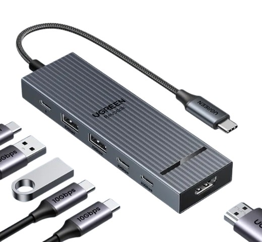 6‑in‑1 USB‑C Multi‑Function Docking Station	  2