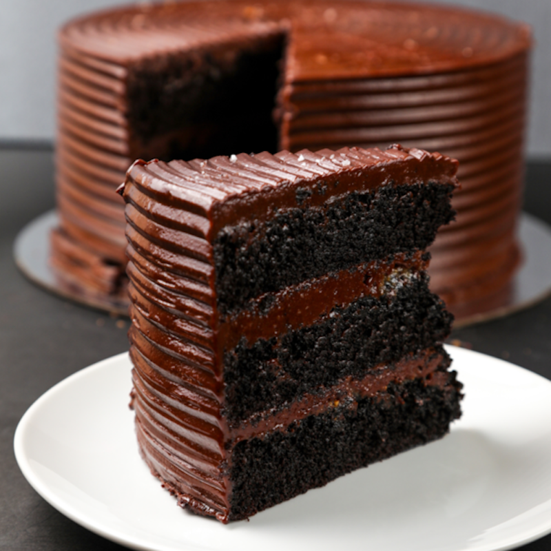 Salted Chocolate Cake 1