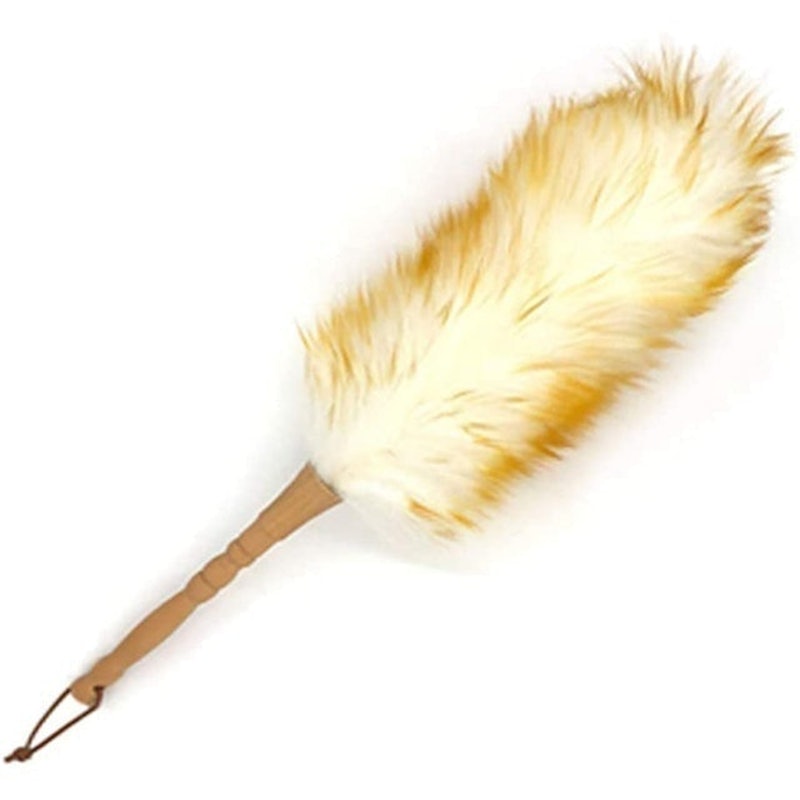 Lambswool Duster With Wooden Handle 1