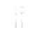 Chef's Classics Dining Victoria Stainless Steel Spoon & Fork Set 1
