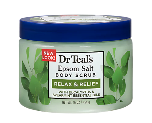 Epsom Salt Body Scrub, Relax & Relief With Eucalyptus & Spearmint 1