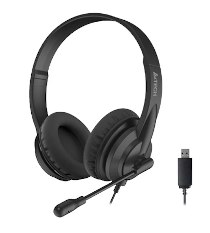 Headphones With Noise-Cancelling Unidirectional Microphone 1