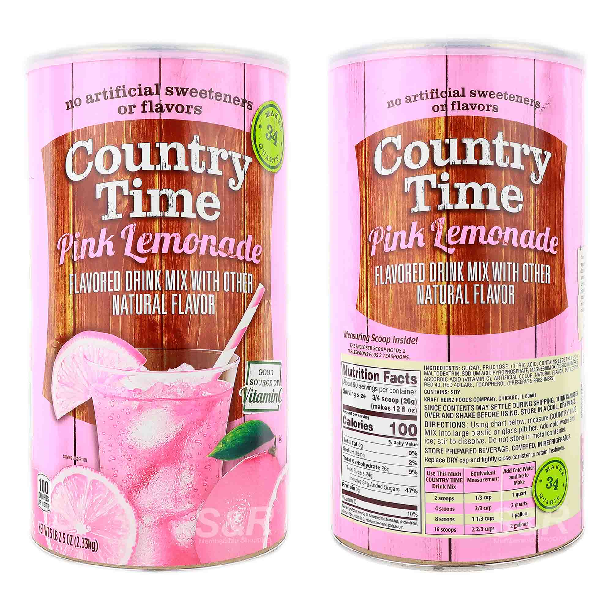 Pink Lemonade Flavored Drink Mix 1