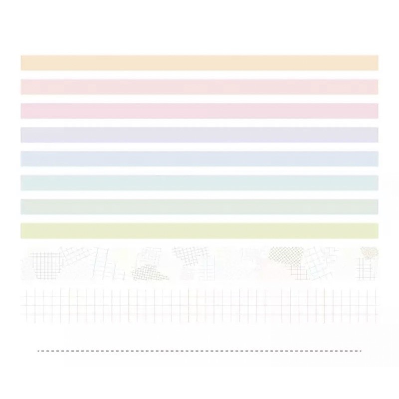 10 Rolls/Set Elegant Swatches Washi Tape 4