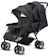 Lucky Babe Lightweight Folding Front and Rear Baby Stroller 1