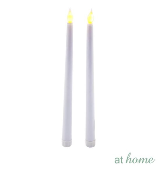 Flickering Flameless Taper Candle 2