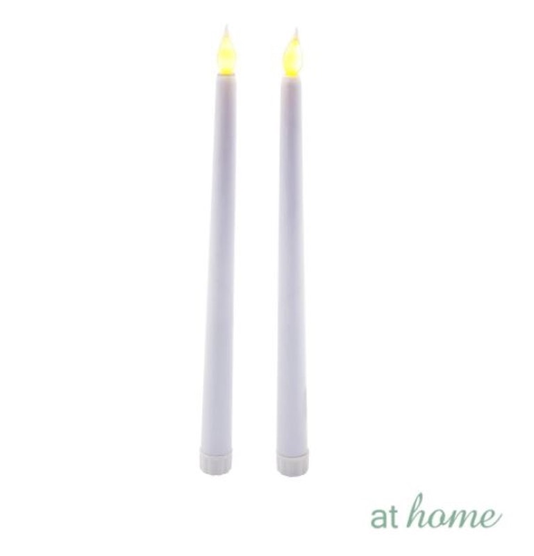 Flickering Flameless Taper Candle 2