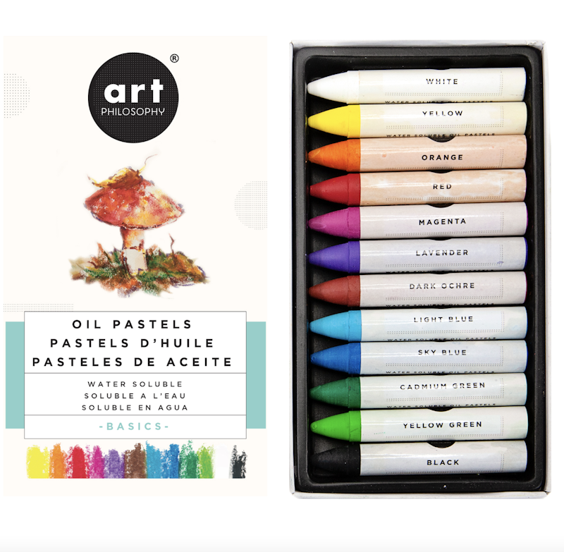 Oil Pastels: Crayola Portfolio Watersoluble Oil Pastels (review