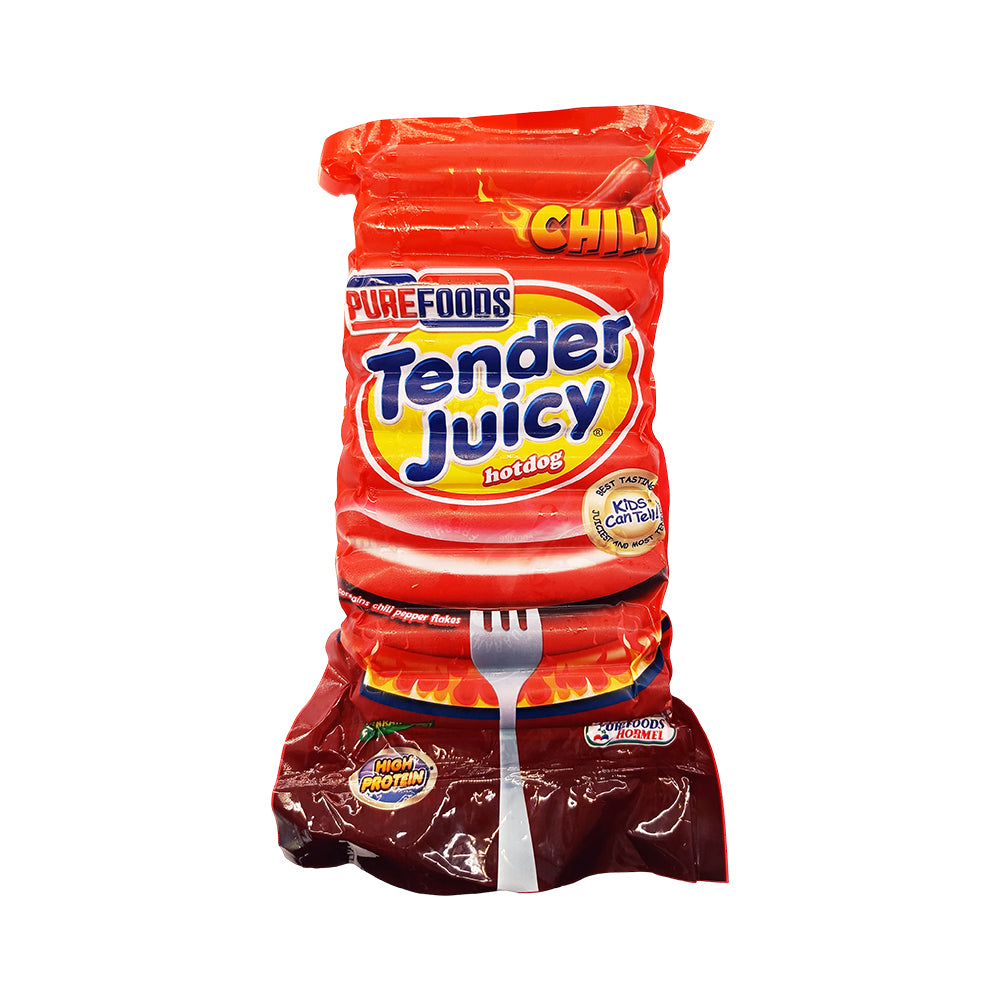 Tender Juicy Chili Hotdog Jumbo  1