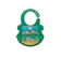 Orange and Peach Silicone Catch All Food Bib 1