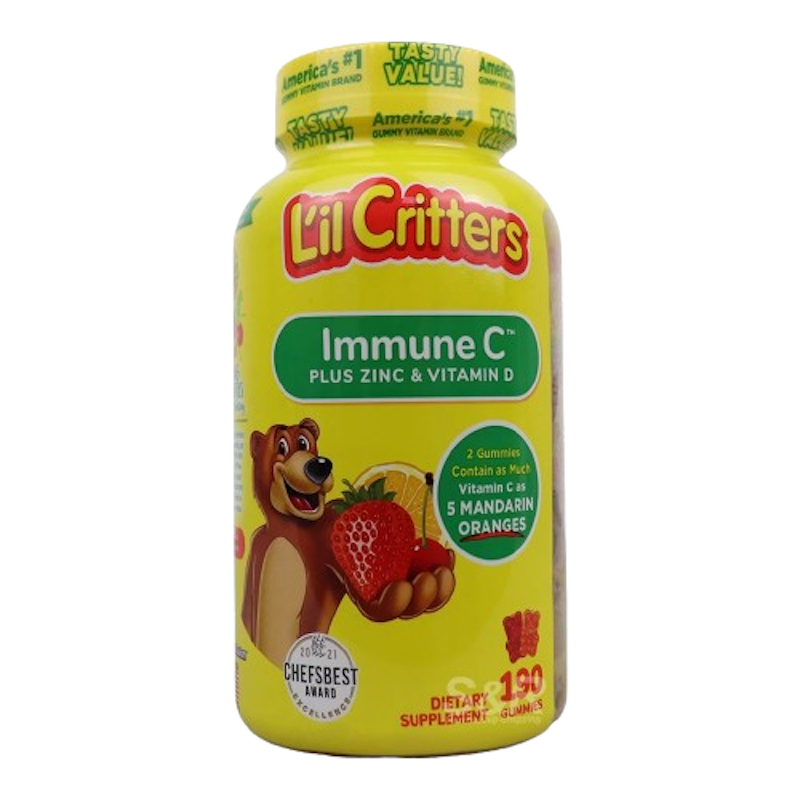 Immune C Plus Zinc and Vitamin D Gummy Bears 1