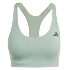 Gym & Training Powerimpact Rib Medium Support Training Bra Women Green