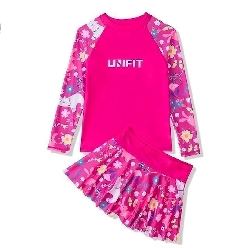 Kids Rush Guard Terno Swimming Attire Girls 1