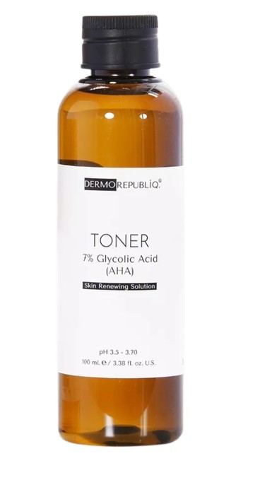 7% Glycolic Acid (AHA) Skin Renewing Toner	 1