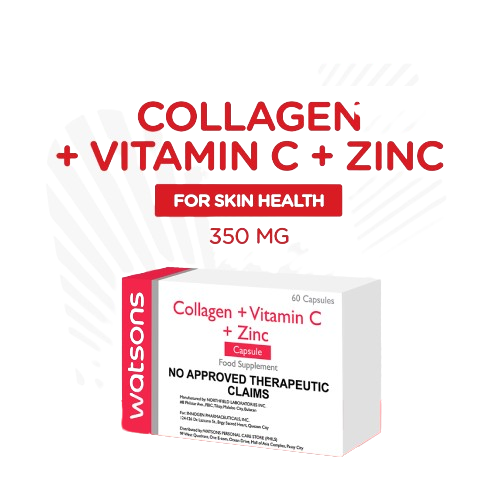 Collagen + Vitamin C + Zinc 350 mg 1
