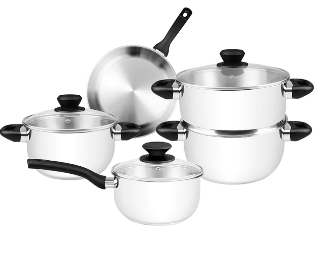  Iris Stainless Steel Cookware Set 8pcs 1