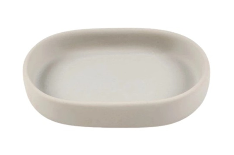 Ceramic Soap Dish, Minimalist Design, Protects Countertops and Surfaces from Soap Residue 1