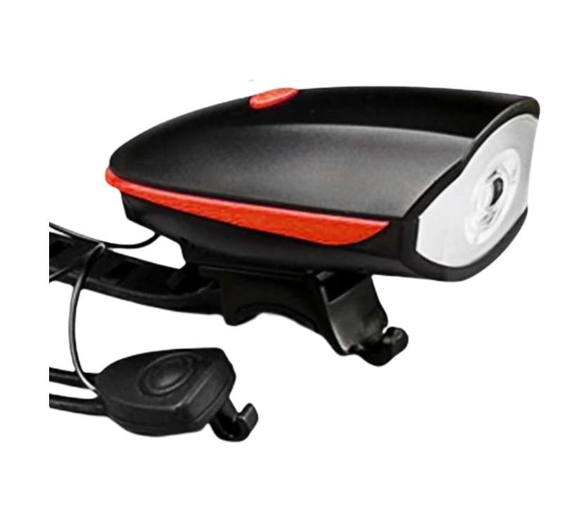 Rechargeable Bike Light With Horn 1