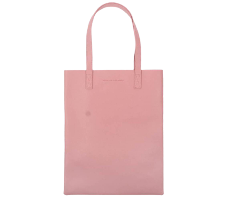 Daily Vegan Leather Portrait Tote Bag 5