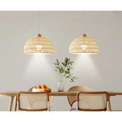 Pendant Light Bohemian Rattan Chandelier
