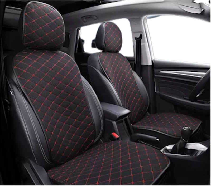 Flax Car Seat Covers Interior Seat Cushion 1