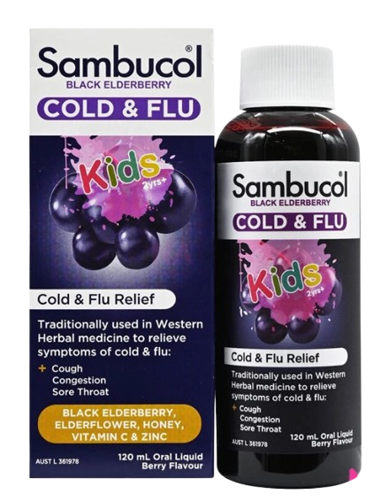 Kids Cold & Flu Relief 120 mL	 1