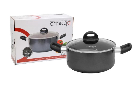 Callie Aluminum Non-stick Coat Sauce Pot Casserole 2