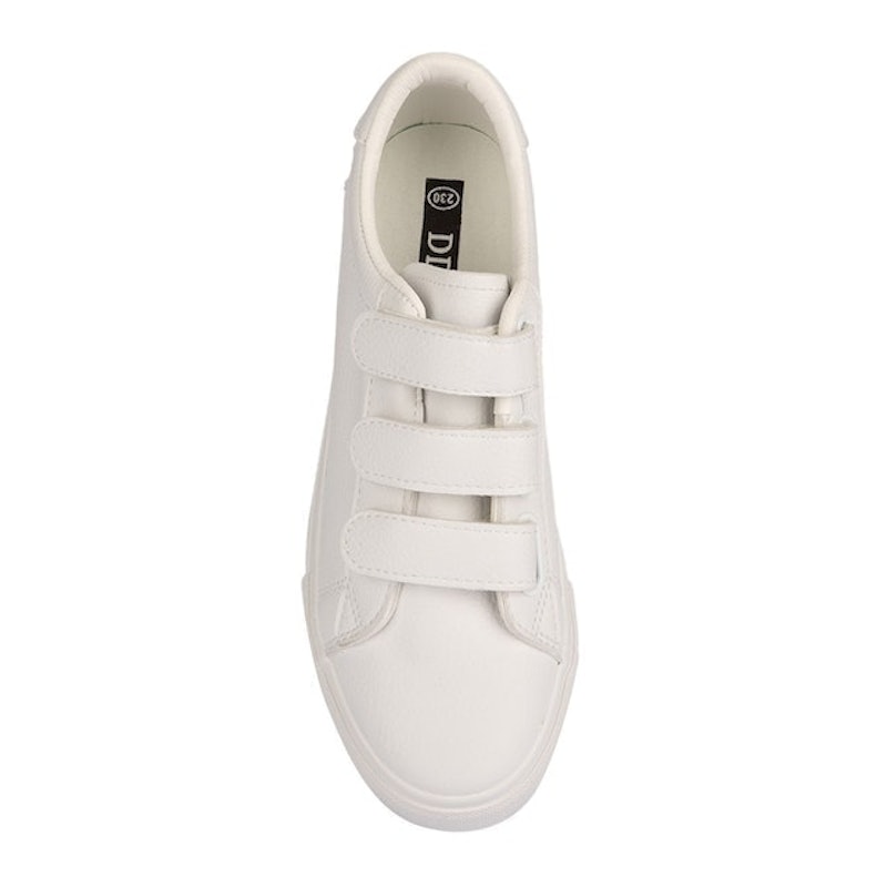 White Slip On Heart Sneakers 2